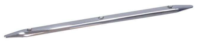 [84394200] RUB STRAKE, HALF ROUND AND HOLLOW - STAINLESS STEEL A4 (20x200mm)