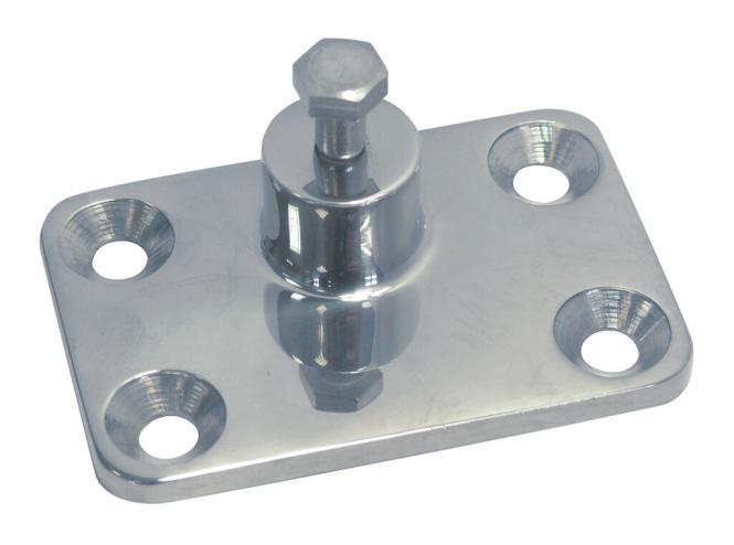  DOBRADIÇA DE CONVÉS PARA MONTAGEM LATERAL - AÇO INOXIDÁVEL A4