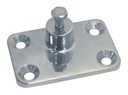 DECK HINGE FOR SIDE MOUNT - STAINLESS STEEL A4