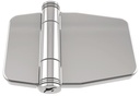  HINGE WITH SNAP-DOWN COVER - STAINLESS STEEL A4