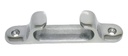 CLEAT WITH BOW CHOCKS - STAINLESS STEEL A4