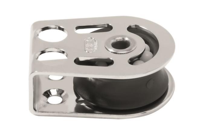 SPRENGER CHEEK BLOCK WITH SLIDE BEARING - STAINLESS STEEL A2/PLASTIC
