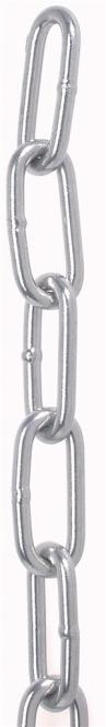 [DIN 763] CHAÎNE MAILLON LONG, SIMILAIRE À DIN 763 - INOX A2