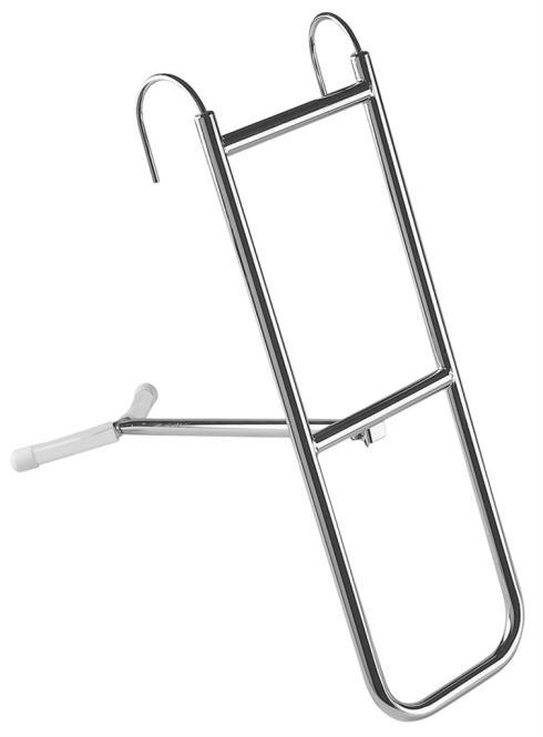  SCALETTA DI PRUA CON ARCHI TELESCOPICI - ACCIAIO INOX A4