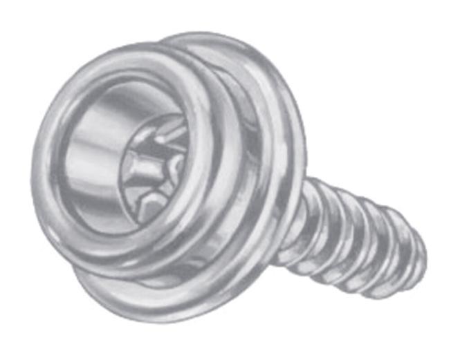 PERNO DURADERO DOT CON TORNILLO PARA MADERA - ACERO INOXIDABLE A2/LATÓN