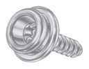 DURABLE-DOT STUD WITH WOOD SCREW - STAINLESS STEEL A2/BRASS