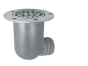 DECK DRAIN SCUPPER WITH HOSE CONNECTION - STAINLESS STEEL A4