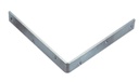 CORNER BRACE, BARE SURFACE - STAINLESS STEEL A2