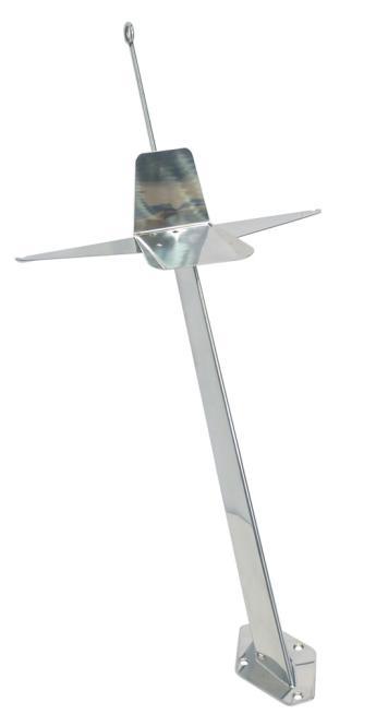 SUPPORT DE LUMIÈRE POUR MÂT - INOX A2