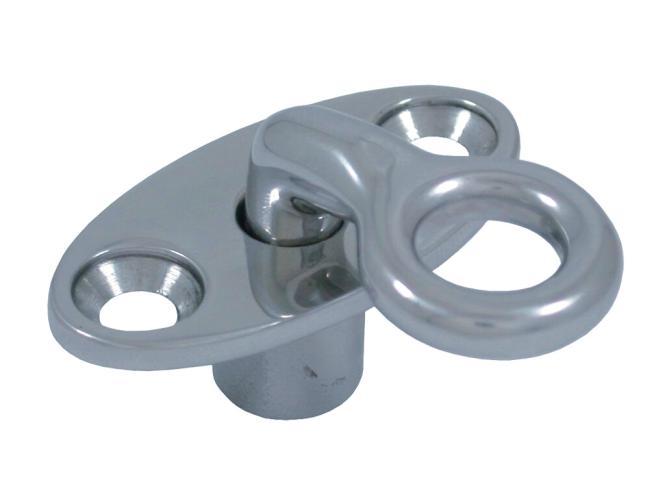 COUVERCLE À ŒIL AVEC ANGLE 90° - INOX A4