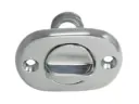  LENZSTOPFEN, OVAL MIT UNVERLIERBAREM VERSCHLUSS - EDELSTAHL A4