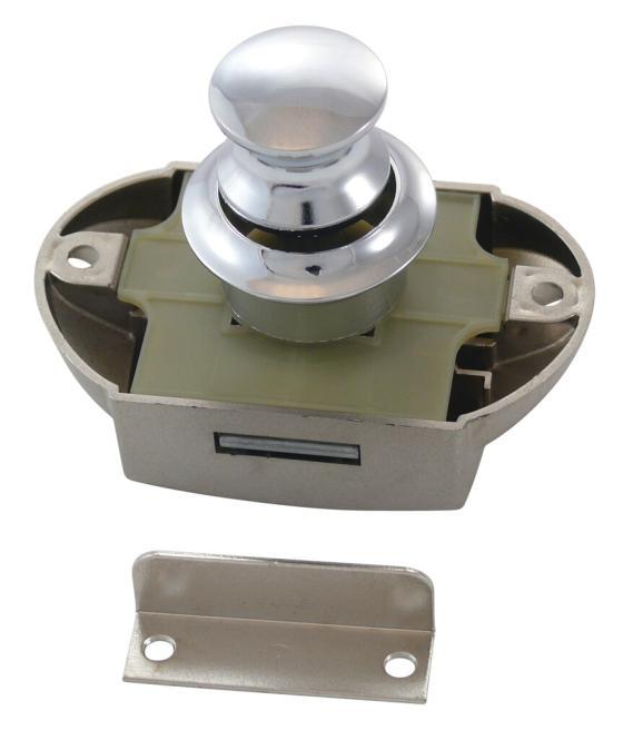 SERRURE À BOUTON-PRESSION - PLASTIQUE