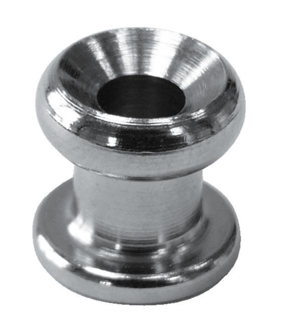  GUMMISEILHALTER / PERSENNING KNOPF - EDELSTAHL A4