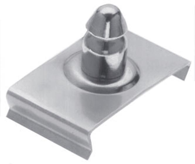 LIFT-THE-DOT WINDSHIELD CLIP - BRASS