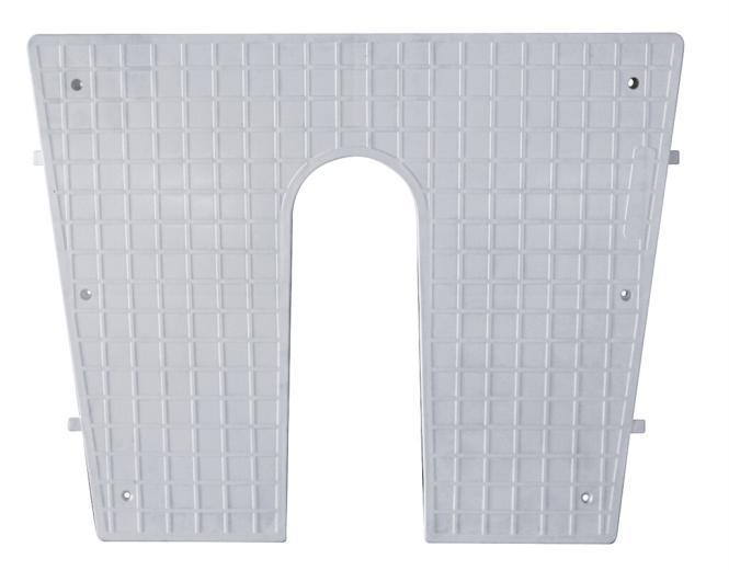 PIASTRA DI POPPA DEL MOTORE, INCLINATA DI 4° - PLASTICA