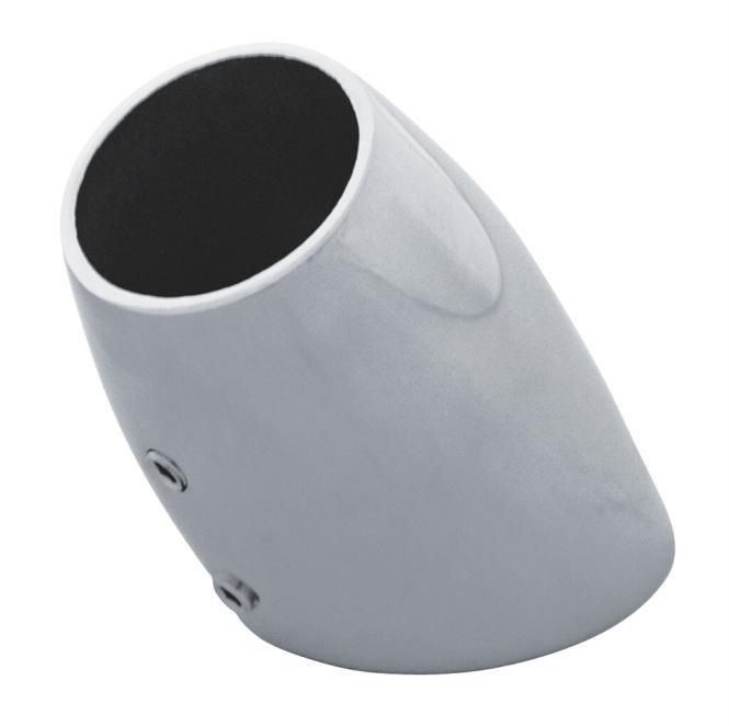 RAIL BASE WITH INTERNAL THREAD, 60° - STAINLESS STEEL A4