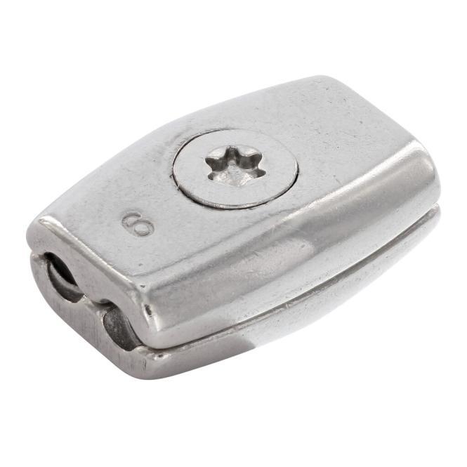 EGG SHAPED WIRE ROPE CLIP - STAINLESS STEEL A4