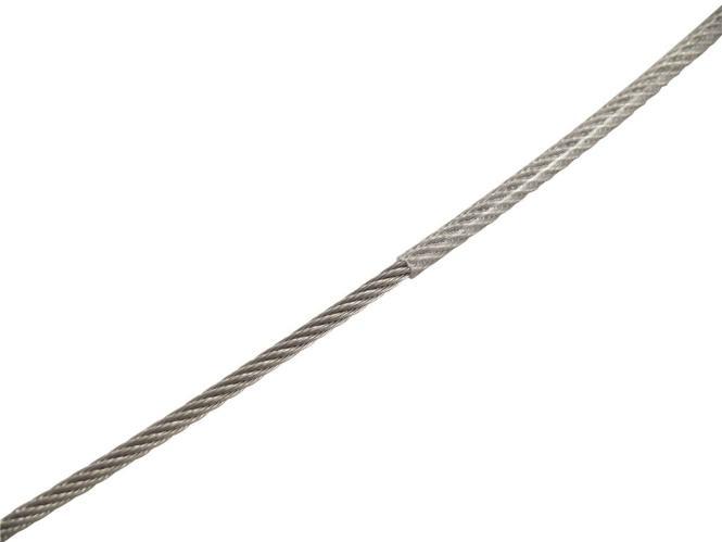  CAVO METALLICO 7X7 SZ RIVESTITO IN PVC TRASPARENTE - ACCIAIO INOX A4/PVC