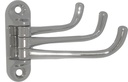 CROCHET PORTE-VÊTEMENTS TRIPLE, ORIENTABLE - INOX A4