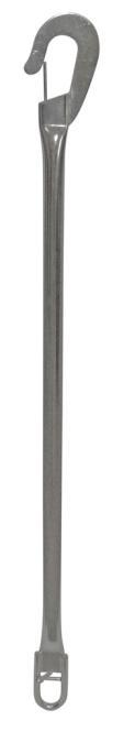 BUOY HOOK WITH SAFETY LOCK - STAINLESS STEEL A4