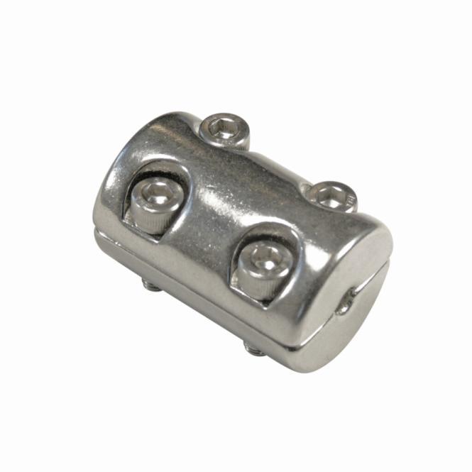 BAGUE D'ARRÊT POUR CÂBLE, 2 PARTIES (4 VIS) - INOX A4
