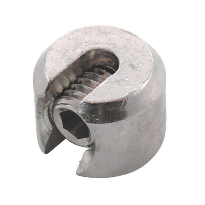 FERMACAVO PER FUNE METALLICA - ACCIAIO INOX A4