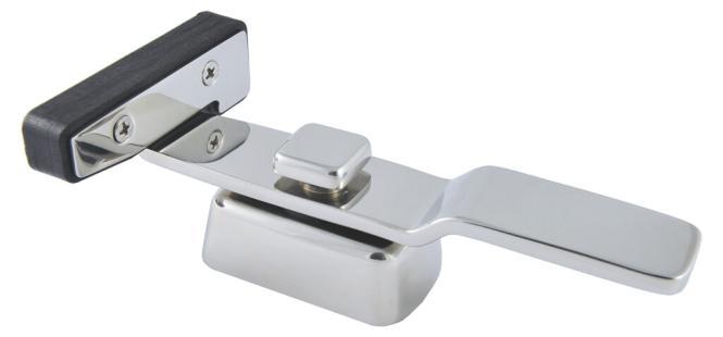 BUTTON RELEASE DOOR LATCH - STAINLESS STEEL A4/PLASTIC