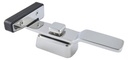  BUTTON RELEASE DOOR LATCH - STAINLESS STEEL A4/PLASTIC