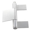 PAUMELLE DE GRILLE À SOUDER, 3 PARTIES - INOX A2