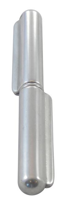 CERNIERA A SALDARE, 2 PARTI - ACCIAIO INOX A2