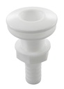 THRU-HULL WITH HOSE CONNECTION - NYLON