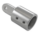 EMBOUT POUR TUBE AVEC 2 VIS - INOX A4