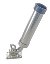 ADJUSTABLE FISHING ROD HOLDER WITH BASE PLATE - STAINLESS STEEL A4