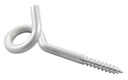  GANCHO PARA RIZOS CON HILO DE MADERA - ACERO INOXIDABLE A2