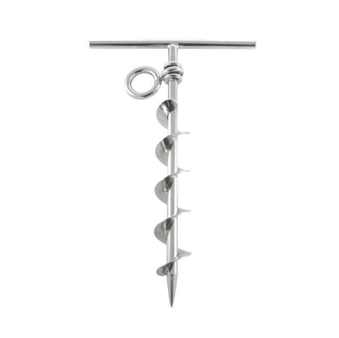 GROUND ANCHOR, HEAVY DUTY - STAINLESS STEEL A2