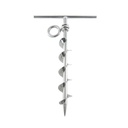 GROUND ANCHOR, HEAVY DUTY - STAINLESS STEEL A2