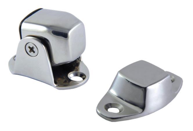  SUPORTE MAGNÉTICO GIRATÓRIO PARA PORTA, COM PLACA DE MONTAGEM - AÇO INOXIDÁVEL A4/NYLON
