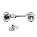 CABIN HOOK WITH 2 ATTACHMENTS - STAINLESS STEEL A4