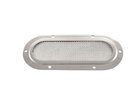 GRILLE DE VENTILATION, OVALE - INOX A4