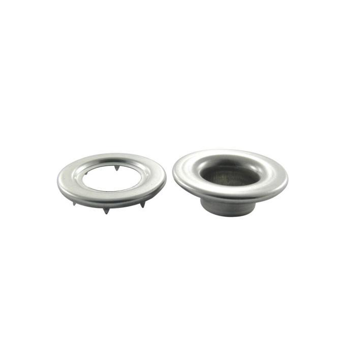 DOT SHEET GROMMET WITH TOOTHED NECK WASHER NO.1 - STAINLESS STEEL A2