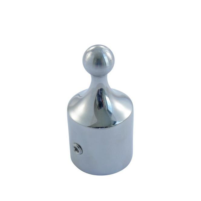 TAPPO SUPERIORE CON GIUNTO SFERICO - ACCIAIO INOX A4