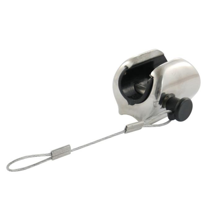  WINDSHIELD FITTING FOR BALL-JOINT, CONCAVE BASE - STAINLESS STEEL A4/PLASTIC
