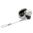 RACCORDO PARABREZZA PER GIUNTO SFERICO, BASE CONCAVA - ACCIAIO INOX A4/PLASTICA