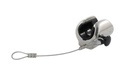  WINDSHIELD FITTING FOR BALL-JOINT, FLAT BASE - STAINLESS STEEL A4/PLASTIC