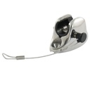 DECK HINGE FOR BALL JOINT, FLAT BASE - STAINLESS STEEL A4/PLASTIC