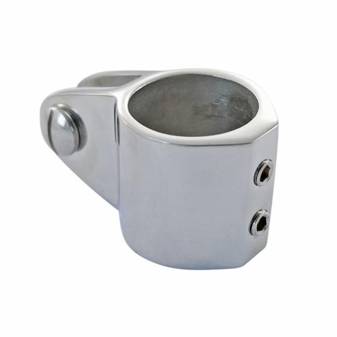 GUIDA SUPERIORE CON 2 VITI, PER IMPIEGHI GRAVOSI - ACCIAIO INOX A4