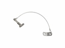 SECURITY WIRE WITH DROP NOSE PIN - STAINLESS STEEL A4