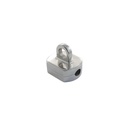 MORSETTO PER FUNE METALLICA CON OCCHIELLO SERIE MT - ACCIAIO INOX A4