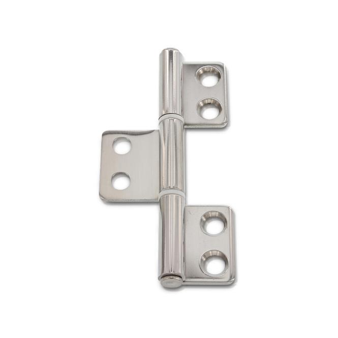 HINGE WITH 3 LEAVES - STAINLESS STEEL A4