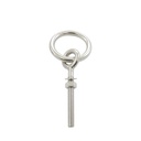 BULLONE AD OCCHIELLO CON FILETTATURA METRICA E ANELLO - ACCIAIO INOX A4